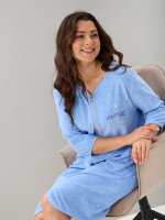 Халат Хм-562/голубой-п