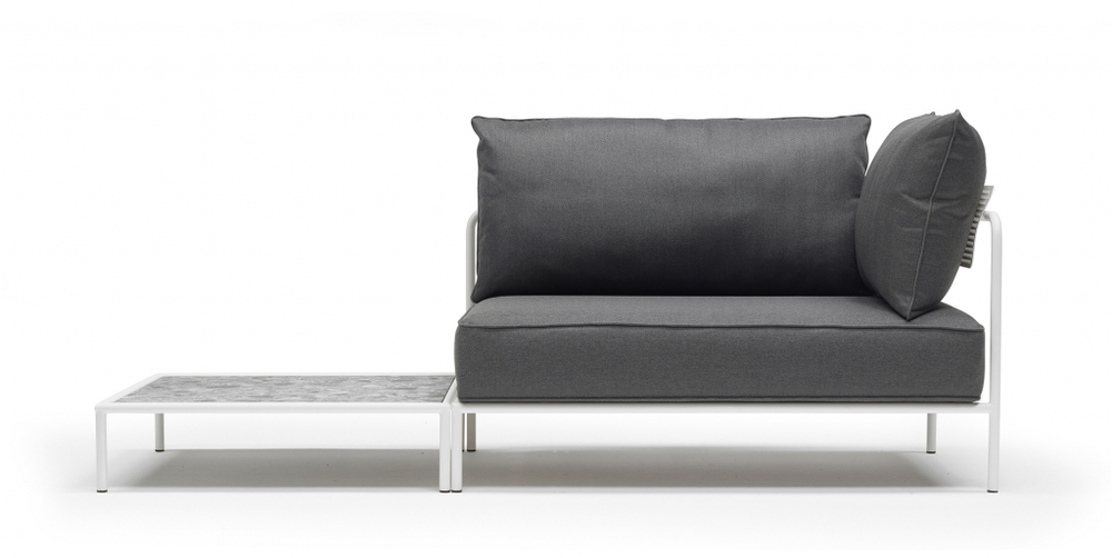 Модуль правый с подушками Scab Design Flap, лен, графит