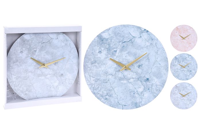 Часы настенные с декором под мрамор Garda Decor Y36400610