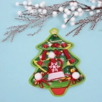 Набор аксессуаров для волос детский «New Lady Krasa - Новогодний сюрприз» (2 зажима,4 крабика, 5 резинок), 15*21см