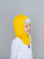 Шлем зимний вязаный (Горчица) ТОКИ