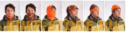 Мультибандана Buff Reversible Polar, Hollow Pink
