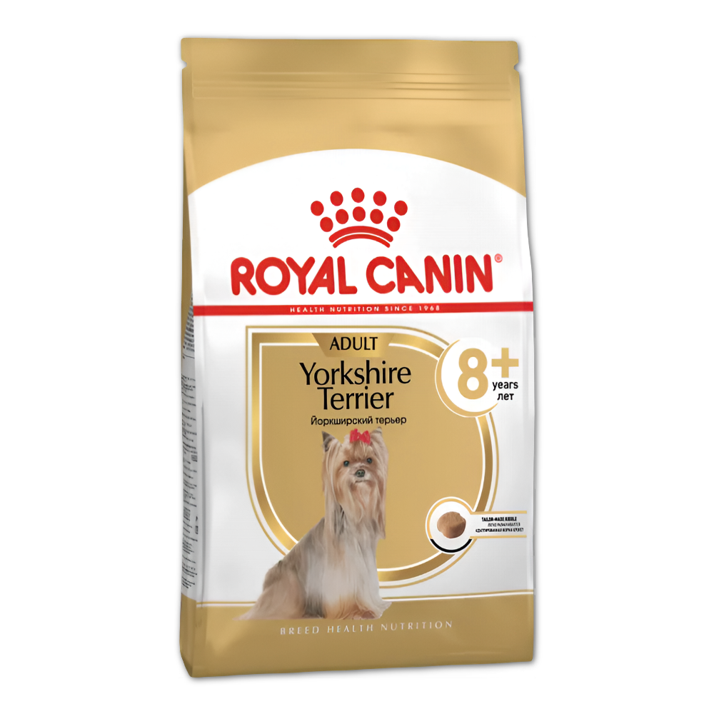 Royal Canin корм сухой для пожилых собак 8+ породы йоркширский терьер