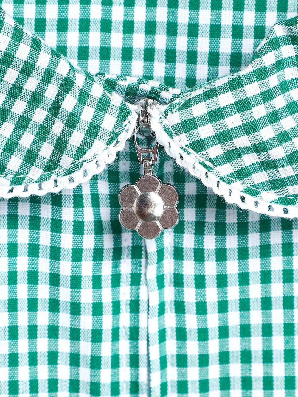 Комбинезон школьный на молнии для девочки Next 522-647, Зеленый