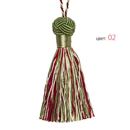 Кисть малая New Trimmings арт. КТ 02856 col. 02 (высота кисти 8,5 см)