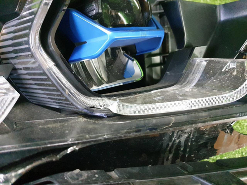 Битая Фара правая BMW X5 G05 X6 G06 (18-23) Laser Black