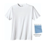 Футболка мужская однотонная, голубой цвет, р-р 48