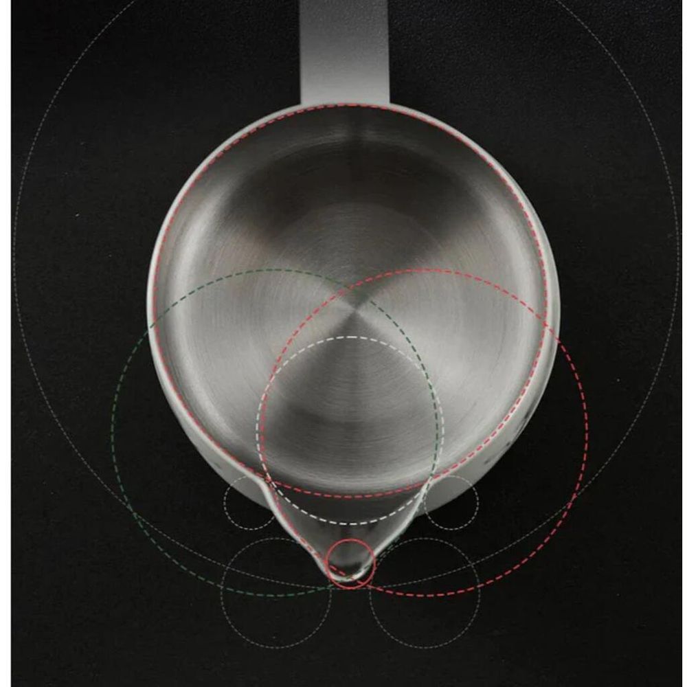 Питчер молочник 600 мл h11 см RACER PITCHER LATTE ART белый матовый нерж. ZeroHero