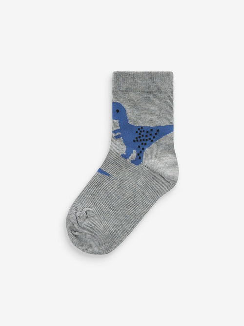 Носки хлопковые для мальчика Next A00-454, 7 шт., Синий, Серый