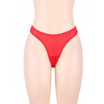 Пояс красный для чулок с ремешками на клипсах (XL-2XL)