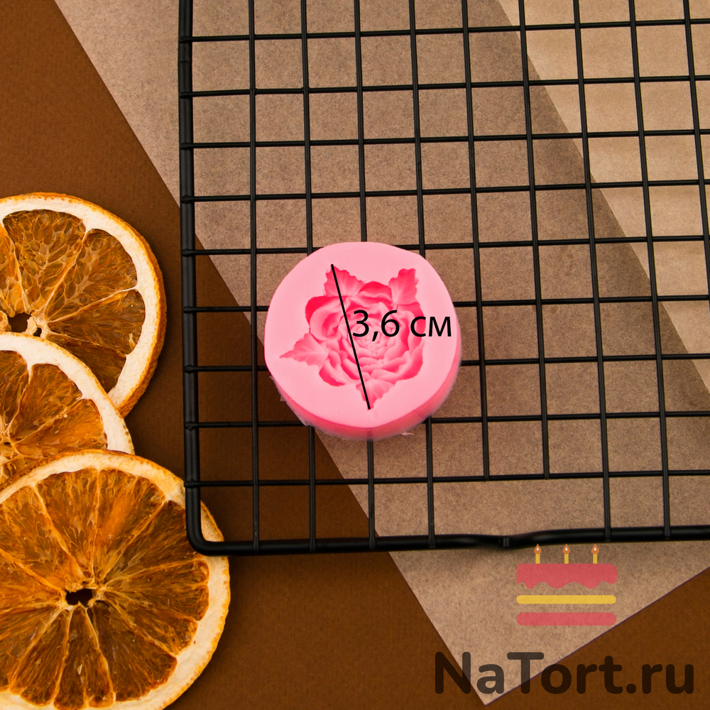 Силиконовый молд «Дикая роза»