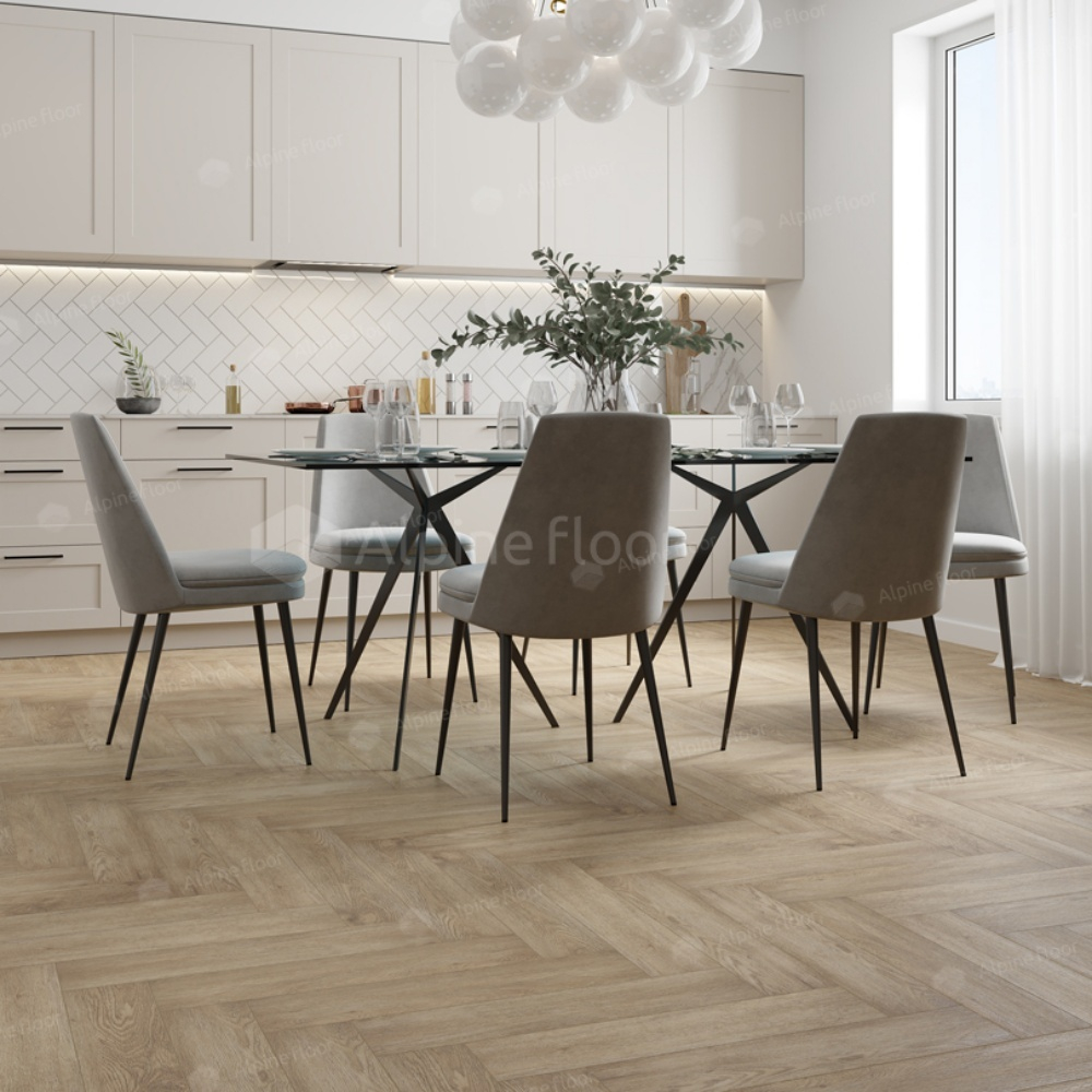 Кварцвиниловая плитка Alpine Floor Parquet Premium ECO 19-3 Дуб Ваниль Селект