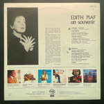 Edith Piaf ‎– Un Souvenir (Франция 1973г.)