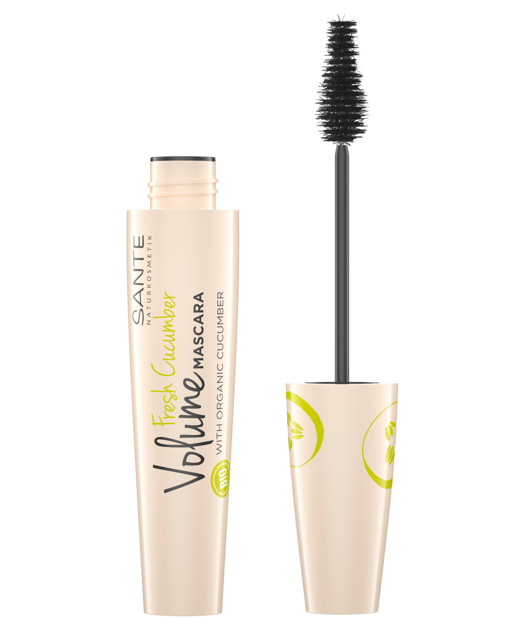 Тушь для ресниц "Свежий взгляд и экстремальный объем" 01 Черная 12мл (SANTE)