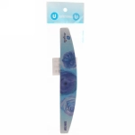 Пилка для ногтей наждачная в пакете «Professional - Flowers» абр. 150/150, полумесяц, цвет в ассортим., 17,8*2,8*0.04см