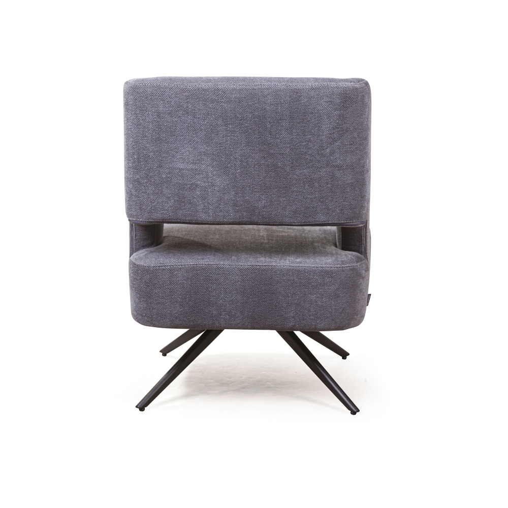 Кресло Molly, ткань серый