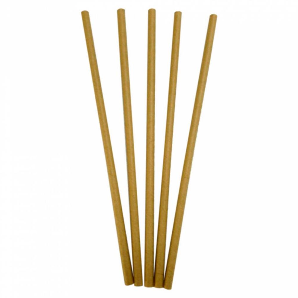 Трубочки 0,6*20 см прямые 250 шт крафт бумага Garcia De Pou