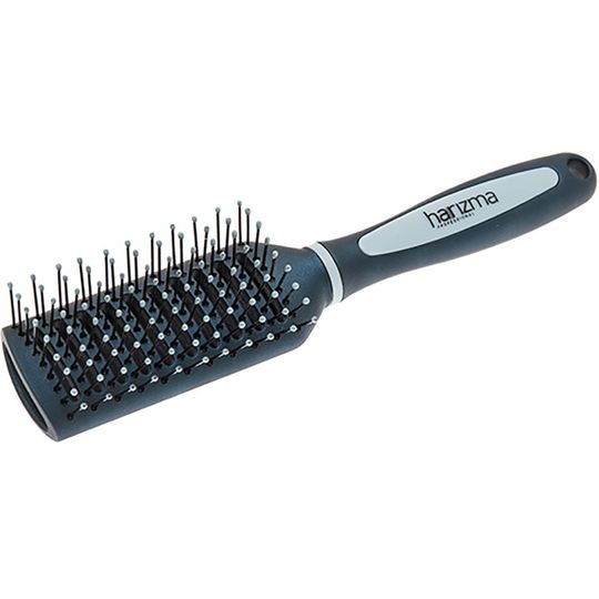 Щетка для волос Harizma, черно-серая (h10604)