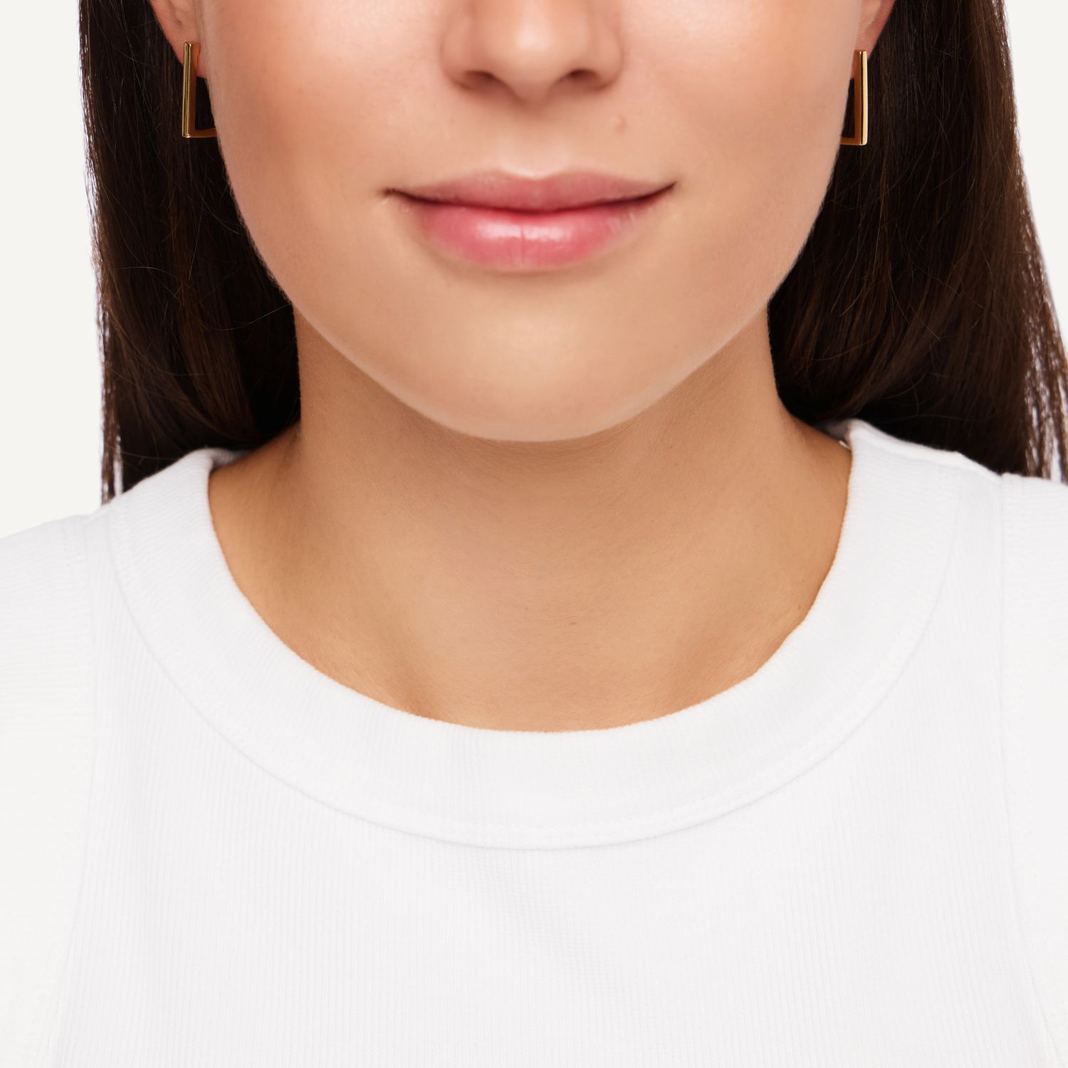 Серьги Right Angled Earrings - Gold