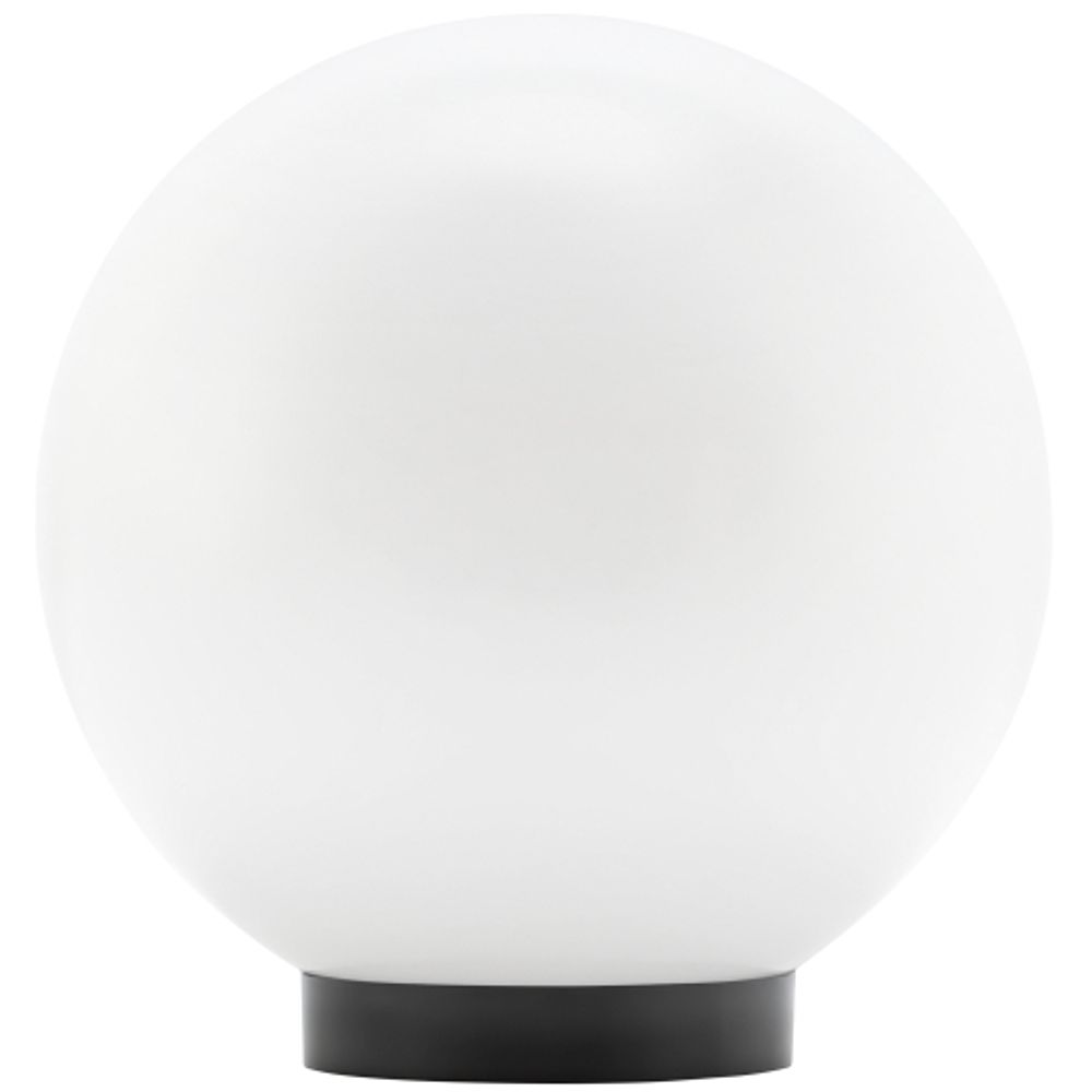 Садово-парковый светильник ЭРА НТУ 02-100-351 шар опаловый призма на опору / кронштейн IP44 Е27 max100Вт d350mm | Садово-парковые светильники