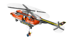Конструктор Лего Сити Вертолёт береговой охраны 60503 | LEGO City Coast Guard Helicopter | спасательный 551 деталей 7+