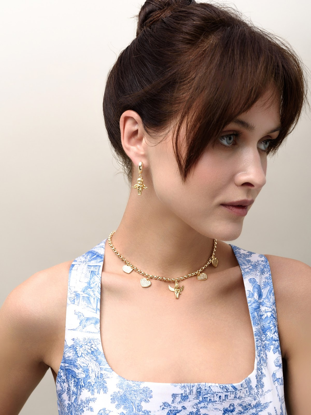 Серьги "Angel heart" Gold