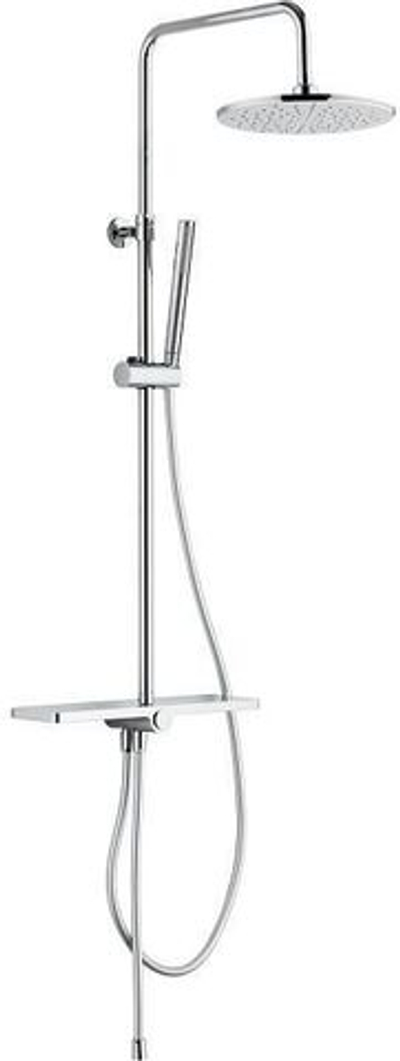 Душевая стойка Aquanet Pragmatic R AF430-70-R-C, с полочкой