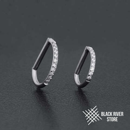 D-ring Half Crystal 1.2мм