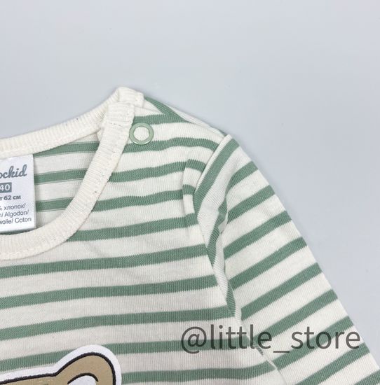 Боди хлопковое "Прятки в листьях"