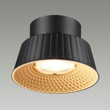6643/6CL HIGHTECH ODL24 303 черный/металл/акрил Потолочный светильник IP20 LED 7W 3000K 220V MALI