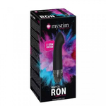 Вибратор Mystim Right on Ron с электростимуляцией, черный