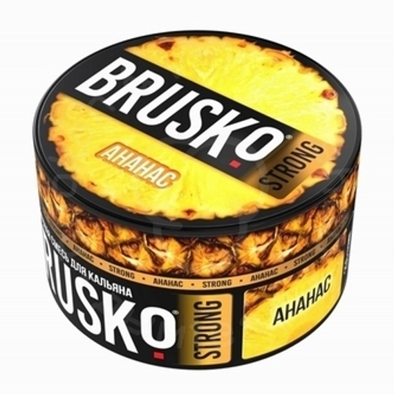 Бестабачная смесь для кальяна BRUSKO, 250 г, Ананас, Strong