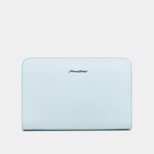 Сумка Emilie из кожи козы, голубого цвета