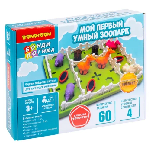 Игра логическая Мой первый умный зоопарк