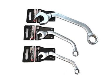 Ключ рожково-накидной С-образный 12мм на пластиковом держателе Forsage F-76112