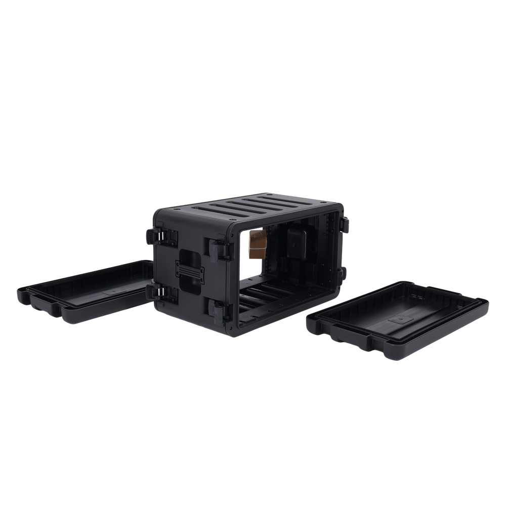 Ударопрочный пластиковый Рэковый кейс 6 юнитов KZCASE@RACK6U30