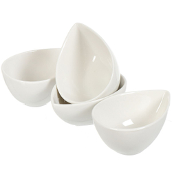 Салатник керамика, бамбук, кругл, 4 шт, 10х4 см, 40х8 см, Y4-5362