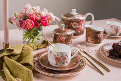 Обеденный сервиз Anna Lafarg Emily Английская роза 27 предметов на 6 персон