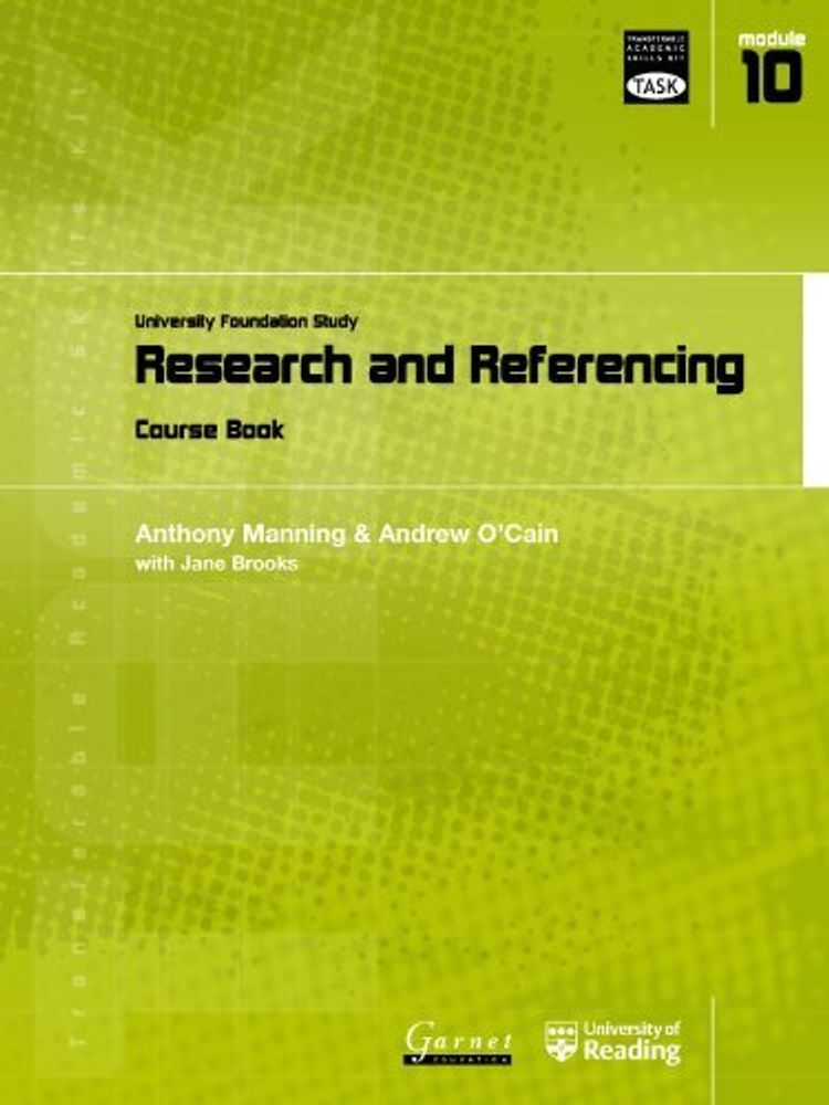 Transferable Academic Skills Kit: University Foundation