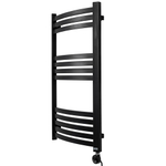 Полотенцесушитель GROIS Elvino GR-018 500х900 П12 (3+4+5) RAL9005 черный матовый