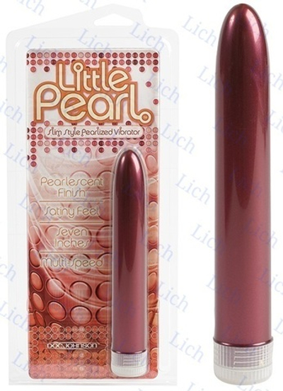 Вишнёвый вибромассажер LITTLE PEARL