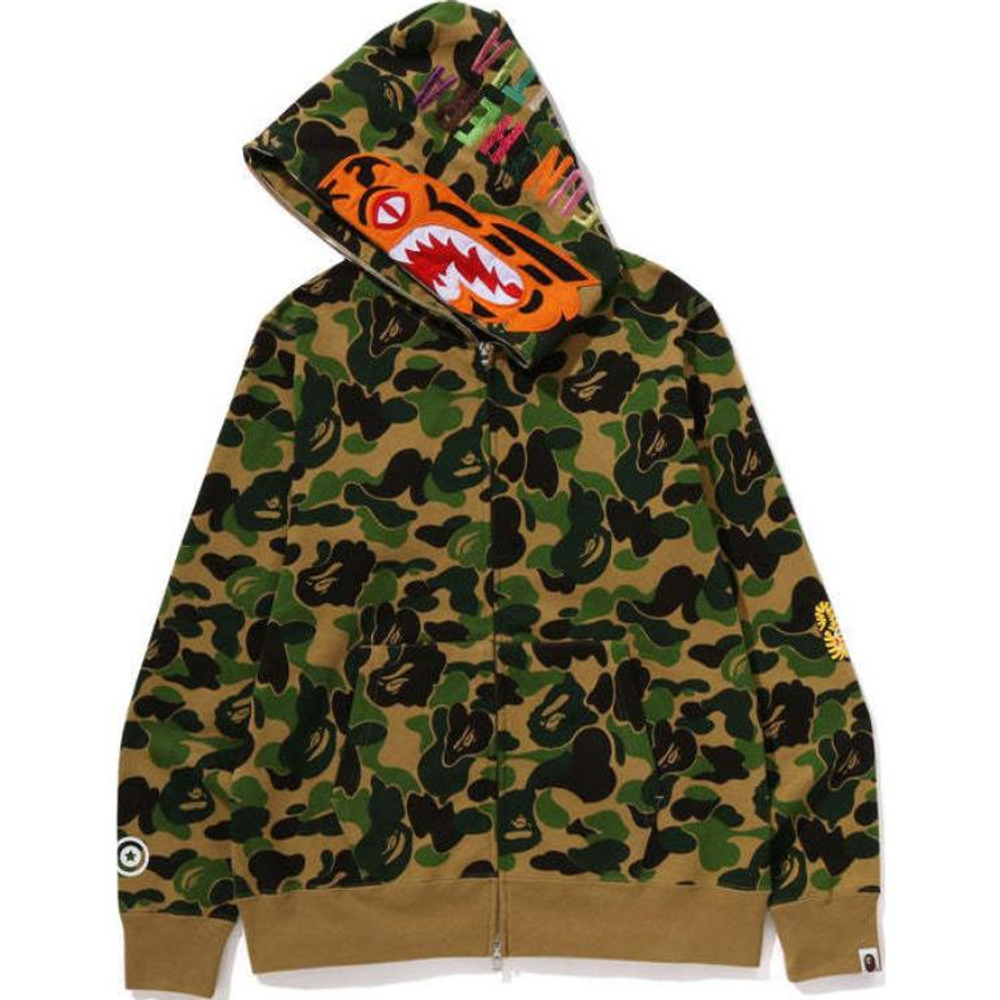 A Bathing Ape Bathing Ape Abc Camo Jacquard Track Куртка зеленый