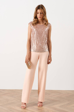 31062 Брюки женские (светло-персиковый)