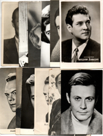 №94 Открытки Артисты и актёры СССР 1960–1970-е г. 25 штук. Чёрно-белые, чистые, без повторов