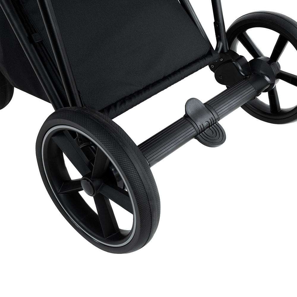 Детская коляска Roan Sol 2.0 3 в 1 с автокреслом Pituso Santiso Pro Black SLL/33/T Sage Green/Black/руч.Black