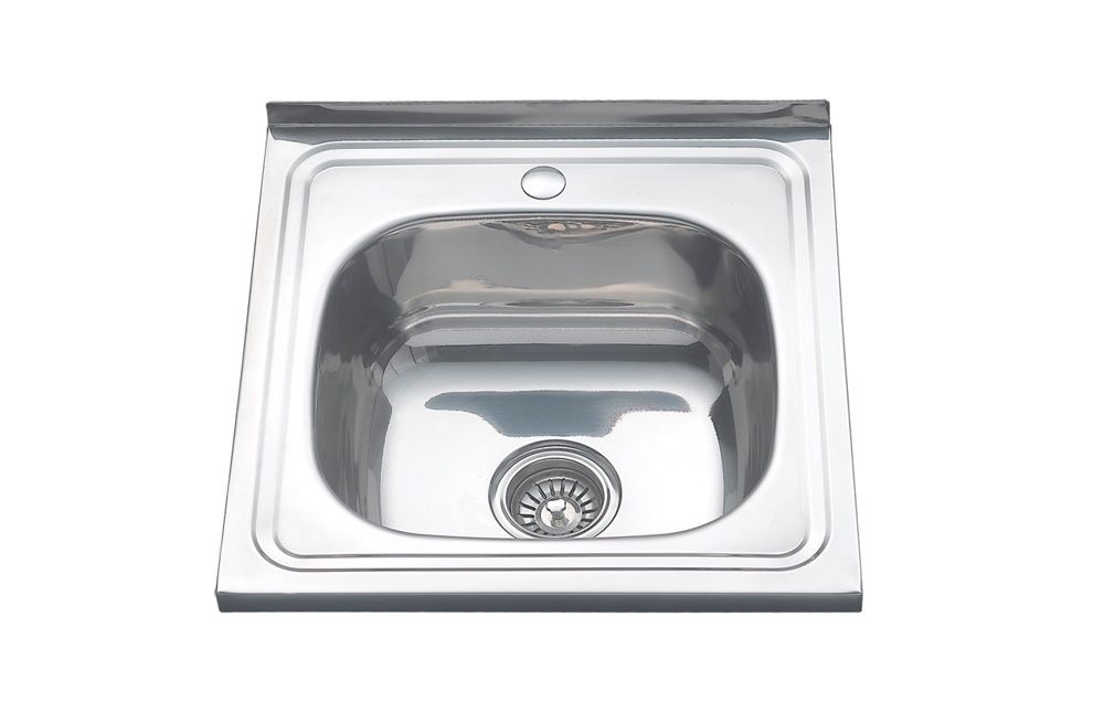 Мойка накладная 500х500 нержавейка