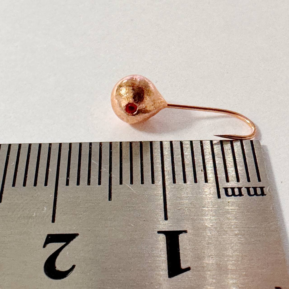 Мормышки вольфрамовые №5 1,15 гр . 1.4мм ( набор 10 штук) цена указана за 1 шту