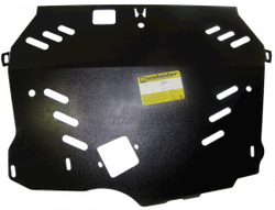 Защита картера Двигателя, КПП. 3 мм, Сталь. для Honda Accord VIII 2008-2012 MOTODOR.10826