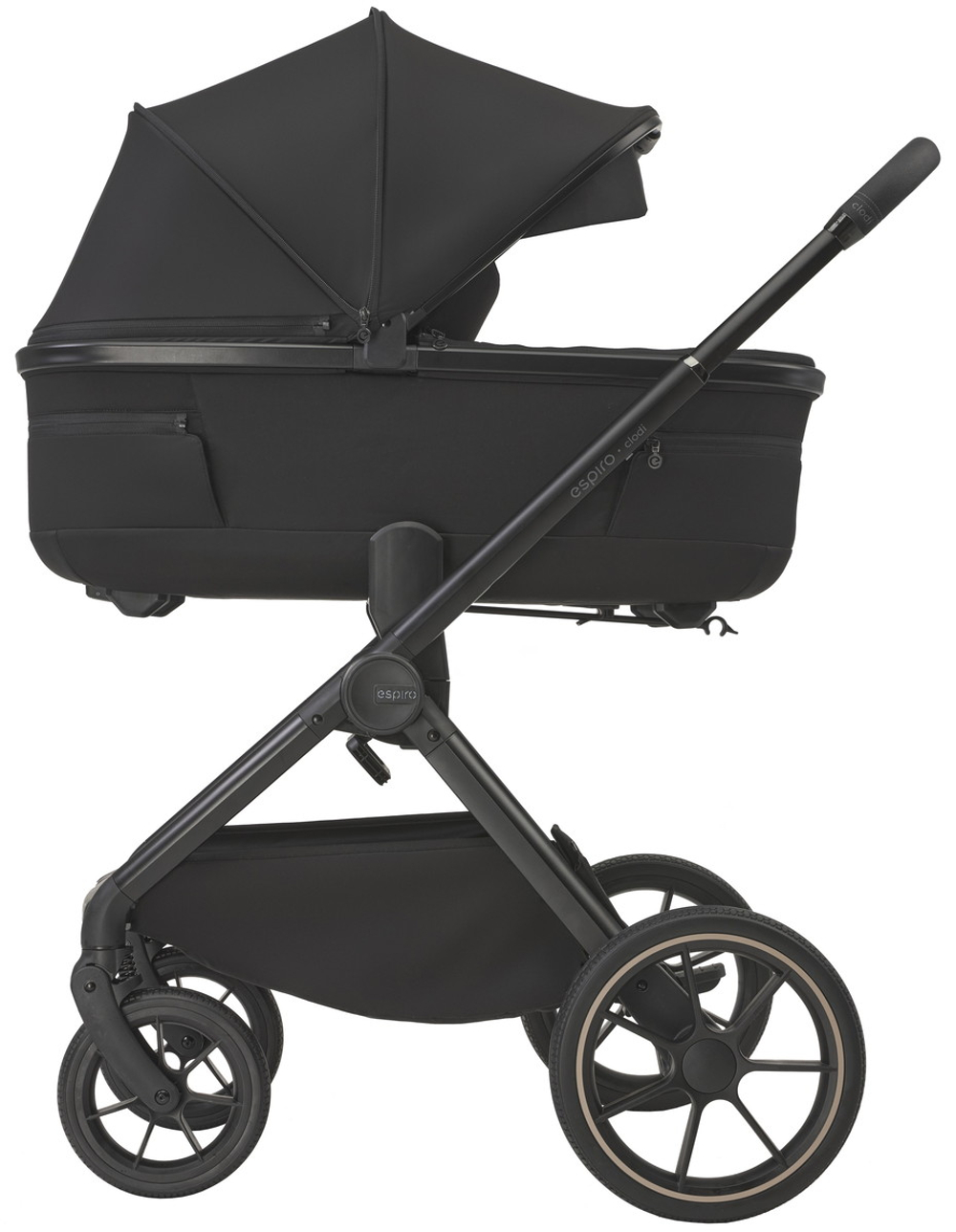 Детская коляска 3 в 1 Espiro Clodi и автокресло Pi Gray blue 10 trendy black