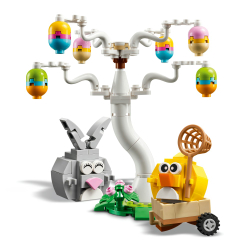 LEGO Iconic - Поиск яиц с зайцем и цыпленком 40808
